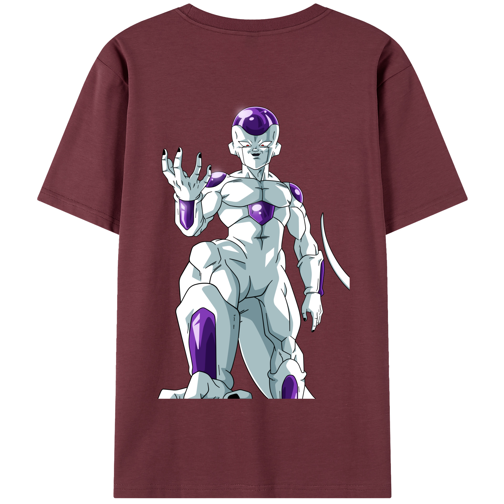 （画像用） ドラゴンボール フリーザ DRAGON BALL Frieza 綿100％半袖Tシャツ（背面プリント）